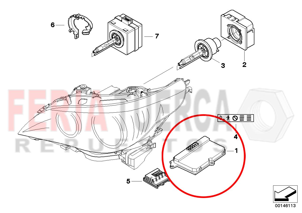 Unidad de control para Xenón 5DV00829000 D2S D2R